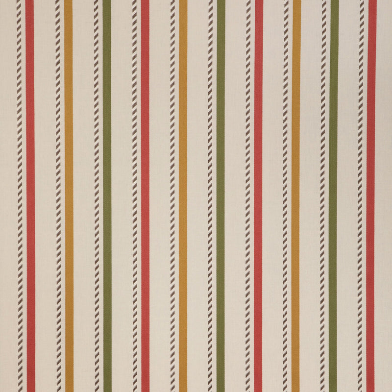 LEE JOFA - BUXTON STRIPE- RED/GOLD - Fabric by the Yard RED/GOLD
