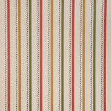 LEE JOFA - BUXTON STRIPE- RED/GOLD - Fabric by the Yard