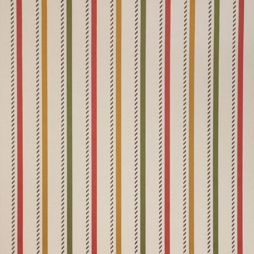 LEE JOFA - BUXTON STRIPE- RED/GOLD - Fabric by the Yard RED/GOLD