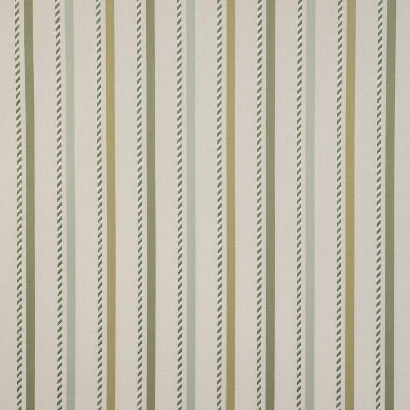 LEE JOFA - BUXTON STRIPE- MIST/KIWI - Fabric by the Yard MIST/KIWI