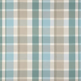 LEE JOFA - FISHER PLAID- SKY/STONE - Fabric by the Yard