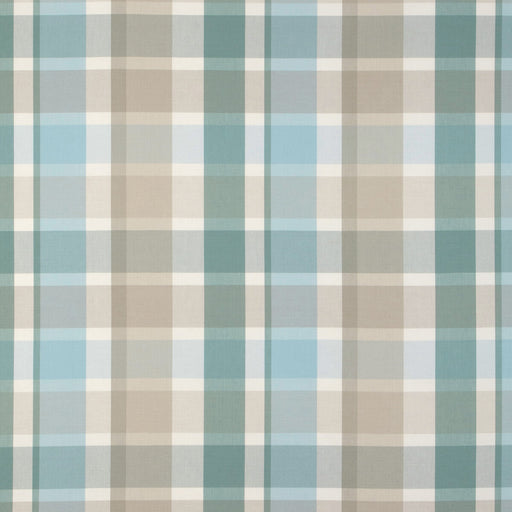 LEE JOFA - FISHER PLAID- SKY/STONE - Fabric by the Yard SKY/STONE