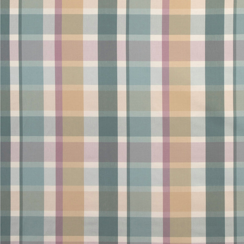 LEE JOFA - FISHER PLAID- LAKE/SAND - Fabric by the Yard LAKE/SAND