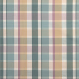LEE JOFA - FISHER PLAID- LAKE/SAND - Fabric by the Yard