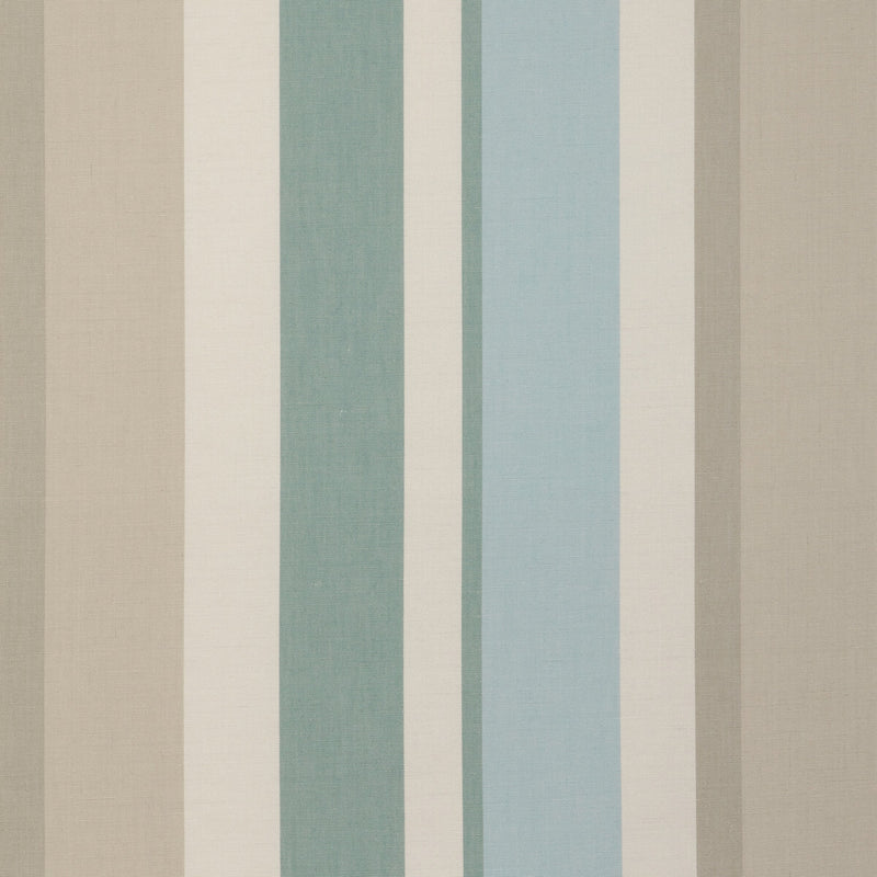 LEE JOFA - FISHER STRIPE- SKY/STONE - Fabric by the Yard SKY/STONE