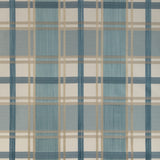 LEE JOFA - DAVIES PLAID- SKY/SAND - Fabric by the Yard
