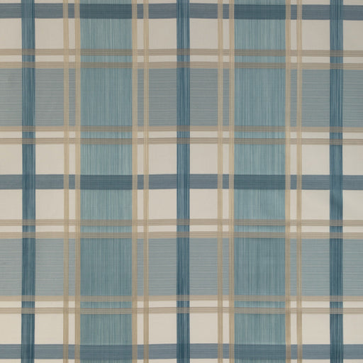 LEE JOFA - DAVIES PLAID- SKY/SAND - Fabric by the Yard SKY/SAND