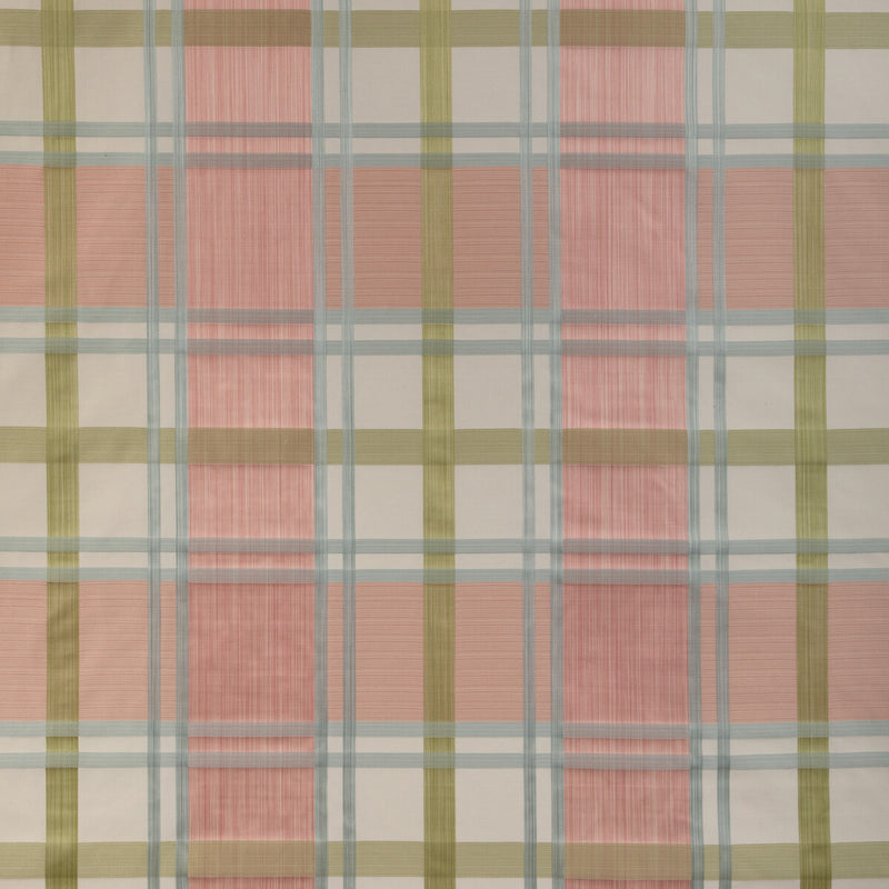 LEE JOFA - DAVIES PLAID- PETAL/KIWI - Fabric by the Yard PETAL/KIWI