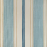 LEE JOFA - DAVIES STRIPE- SKY/SAND - Fabric by the Yard