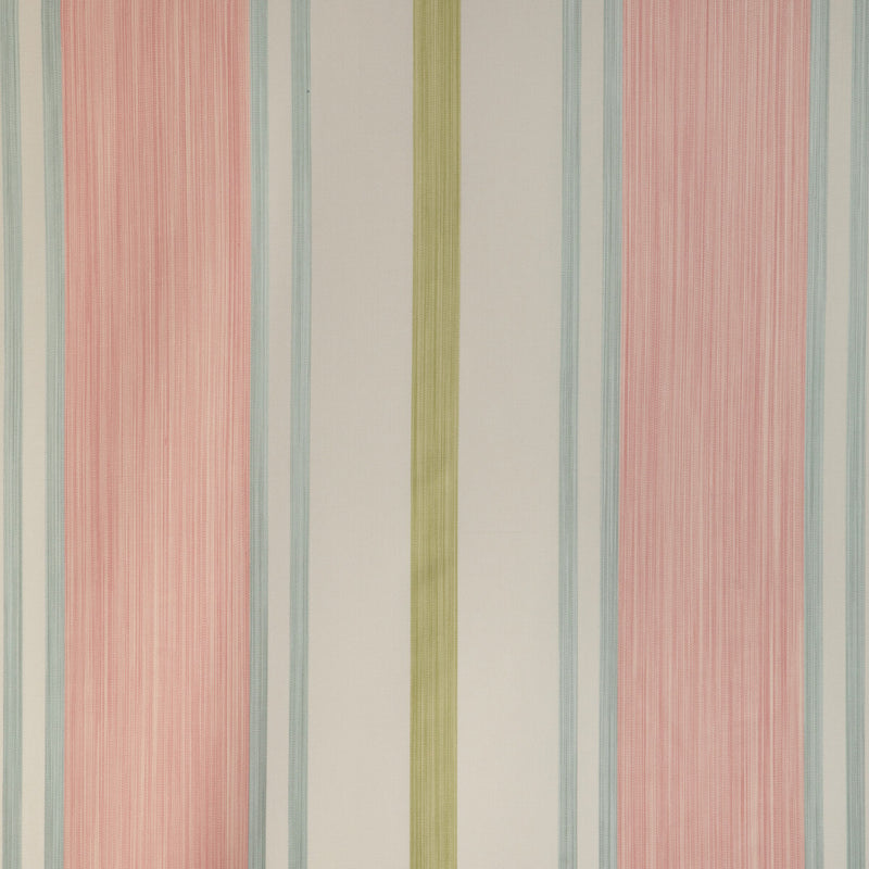 LEE JOFA - DAVIES STRIPE- PETAL/KIWI - Fabric by the Yard PETAL/KIWI