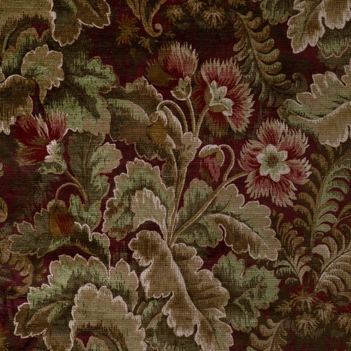LEE JOFA - BARWICK VELVET- GARNET - Fabric by the Yard GARNET