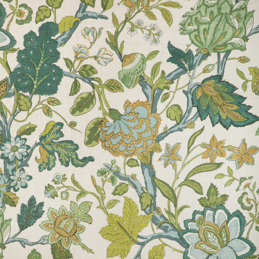 LEE JOFA - HAZELWOOD PRINT- GREEN - Fabric by the Yard GREEN