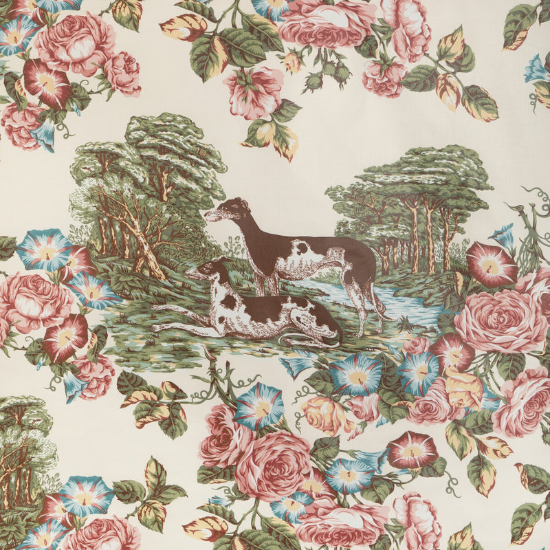 LEE JOFA - WHIPPETS COTTON- IVORY - Fabric by the Yard IVORY