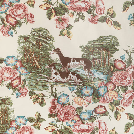 LEE JOFA - WHIPPETS COTTON- IVORY - Fabric by the Yard IVORY