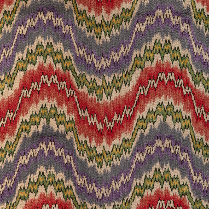 LEE JOFA - FLAME EMBROIDERY- MULTI - Fabric by the Yard MULTI