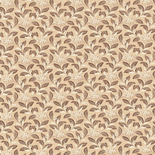 LEE JOFA - ORTENSIA- BROWN ON BLUSH - Fabric by the Yard BROWN ON BLUSH