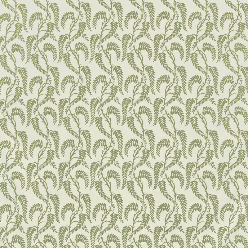 LEE JOFA - WISTERIA- SAGE ON WHITE - Fabric by the Yard SAGE ON WHITE