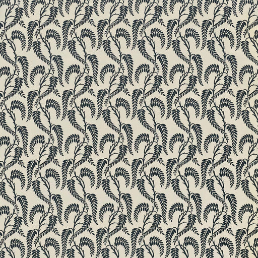 LEE JOFA - WISTERIA- NAVY ON WHITE - Fabric by the Yard NAVY ON WHITE
