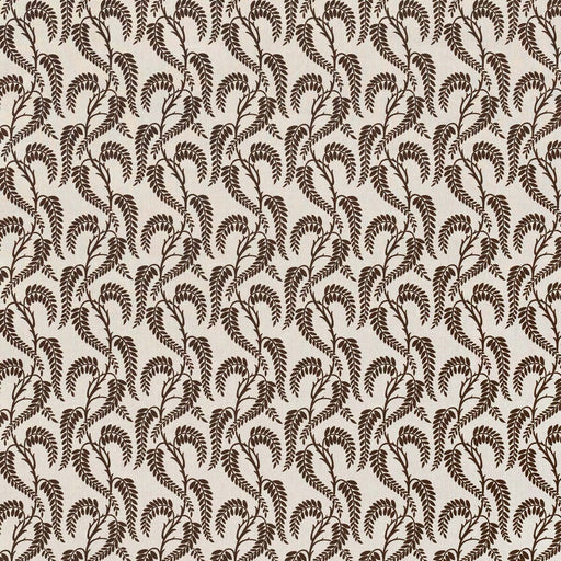 LEE JOFA - WISTERIA- BROWN WHITE LN - Fabric by the Yard BROWN WHITE LN