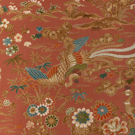 LEE JOFA - SAKURA PRINT- CLAY - Fabric by the Yard CLAY