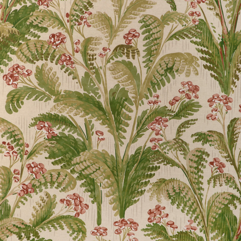 LEE JOFA - PASHLEY PRINT- BERRY - Fabric by the Yard BERRY