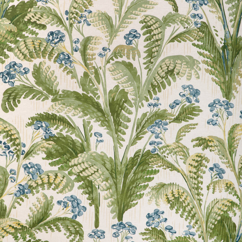 LEE JOFA - PASHLEY PRINT- DENIM - Fabric by the Yard DENIM