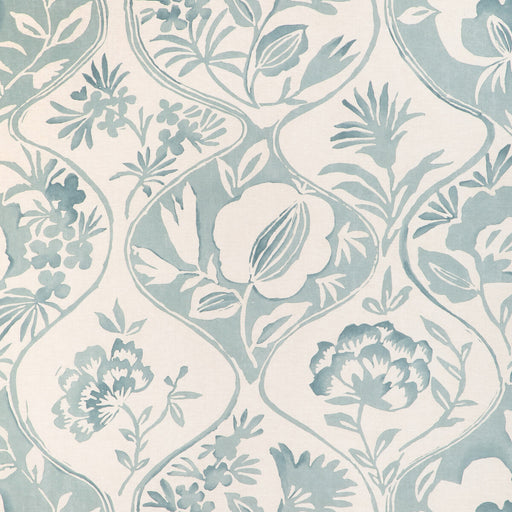 LEE JOFA - CALATHEA PRINT- AQUA - Fabric by the Yard AQUA