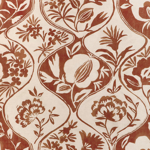 LEE JOFA - CALATHEA PRINT- CLAY - Fabric by the Yard CLAY