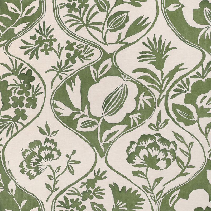 LEE JOFA - CALATHEA PRINT- LEAF - Fabric by the Yard LEAF