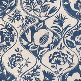 LEE JOFA - CALATHEA PRINT- INDIGO - Fabric by the Yard