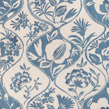 LEE JOFA - CALATHEA PRINT- BLUE - Fabric by the Yard