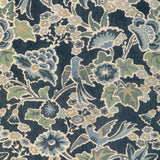 LEE JOFA - POSY PRINT- DENIM/SLATE - Fabric by the Yard