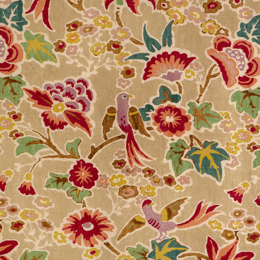 LEE JOFA - POSY PRINT- BERRY/LEAF - Fabric by the Yard BERRY/LEAF