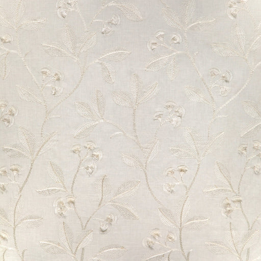 LEE JOFA - IRIS EMBROIDERY- IVORY - Fabric by the Yard IVORY