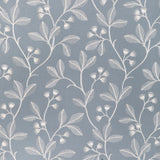 LEE JOFA - IRIS EMBROIDERY- BLUE - Fabric by the Yard