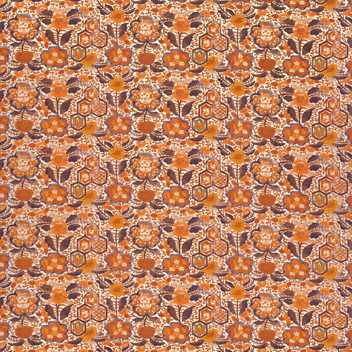 LEE JOFA - IMARI I- ORANGE - Fabric by the Yard ORANGE