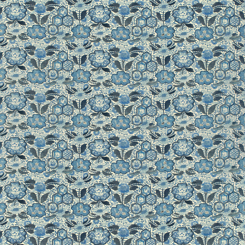 LEE JOFA - IMARI I- BLUE - Fabric by the Yard BLUE