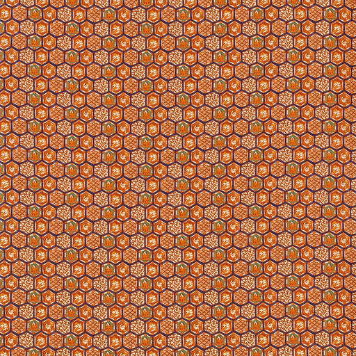 LEE JOFA - IMARI II- ORANGE - Fabric by the Yard ORANGE