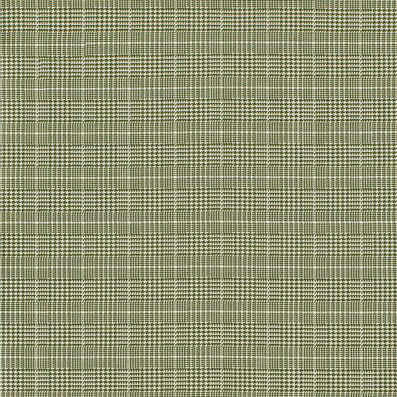 LEE JOFA - PIED DE POULE- DARK GREEN - Fabric by the Yard DARK GREEN