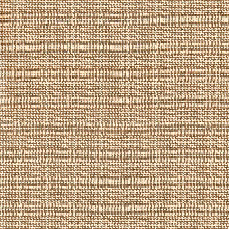 LEE JOFA - PIED DE POULE- MID BROWN - Fabric by the Yard MID BROWN