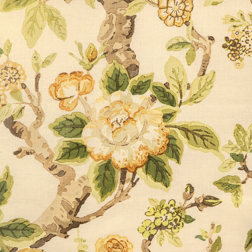 LEE JOFA - TARA MAGNOLIA- GOLD - Fabric by the Yard GOLD