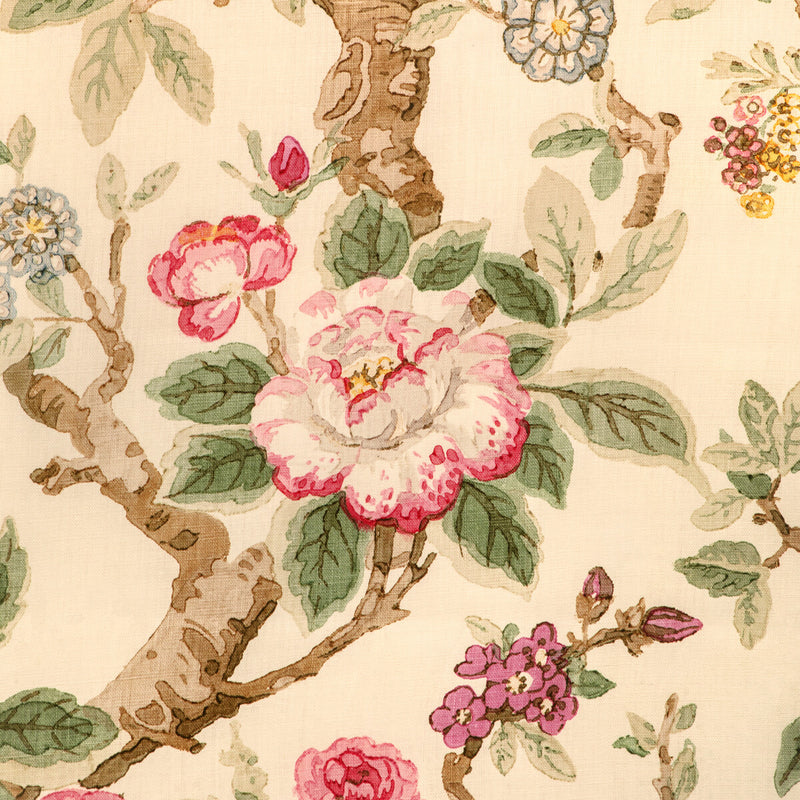 LEE JOFA - TARA MAGNOLIA- BERRY - Fabric by the Yard BERRY