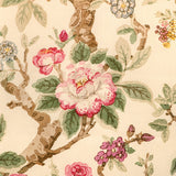 LEE JOFA - TARA MAGNOLIA- BERRY - Fabric by the Yard