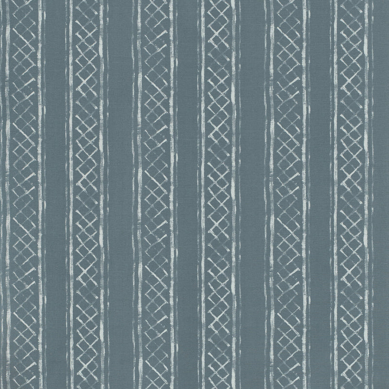 LEE JOFA - MILOS BLOTCHED STR- BLUE - Fabric by the Yard BLUE
