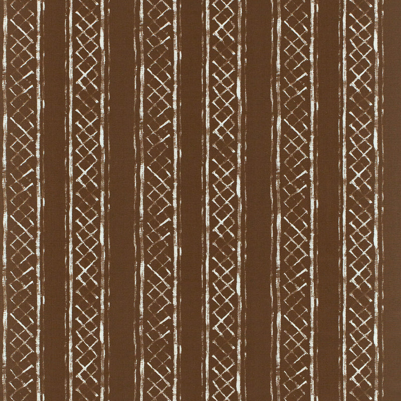 LEE JOFA - MILOS BLOTCHED STR- BROWN - Fabric by the Yard BROWN
