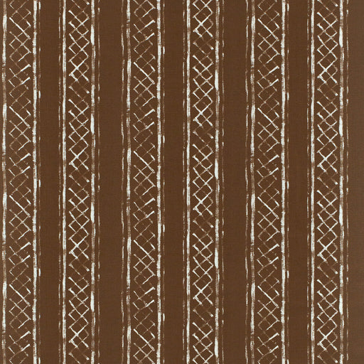 LEE JOFA - MILOS BLOTCHED STR- BROWN - Fabric by the Yard BROWN