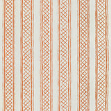 LEE JOFA - MILOS STRIPE- TERRACOTTA - Fabric by the Yard