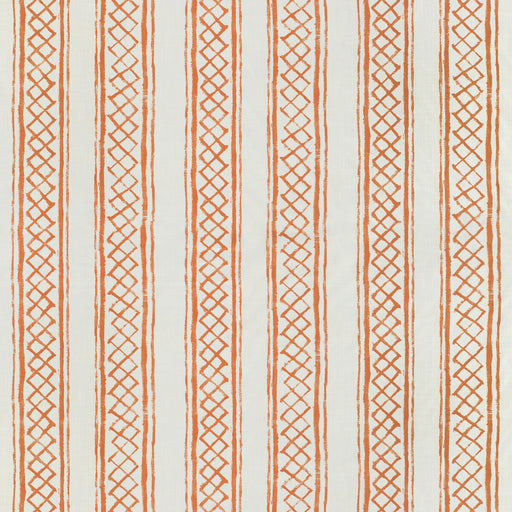 LEE JOFA - MILOS STRIPE- TERRACOTTA - Fabric by the Yard TERRACOTTA