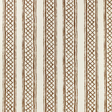 LEE JOFA - MILOS STRIPE- BROWN - Fabric by the Yard