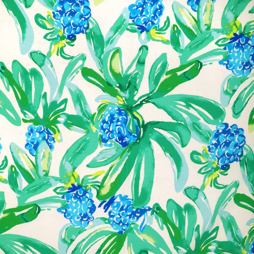 LEE JOFA - ISLAND EXOTIC- BLUE - Fabric by the Yard BLUE